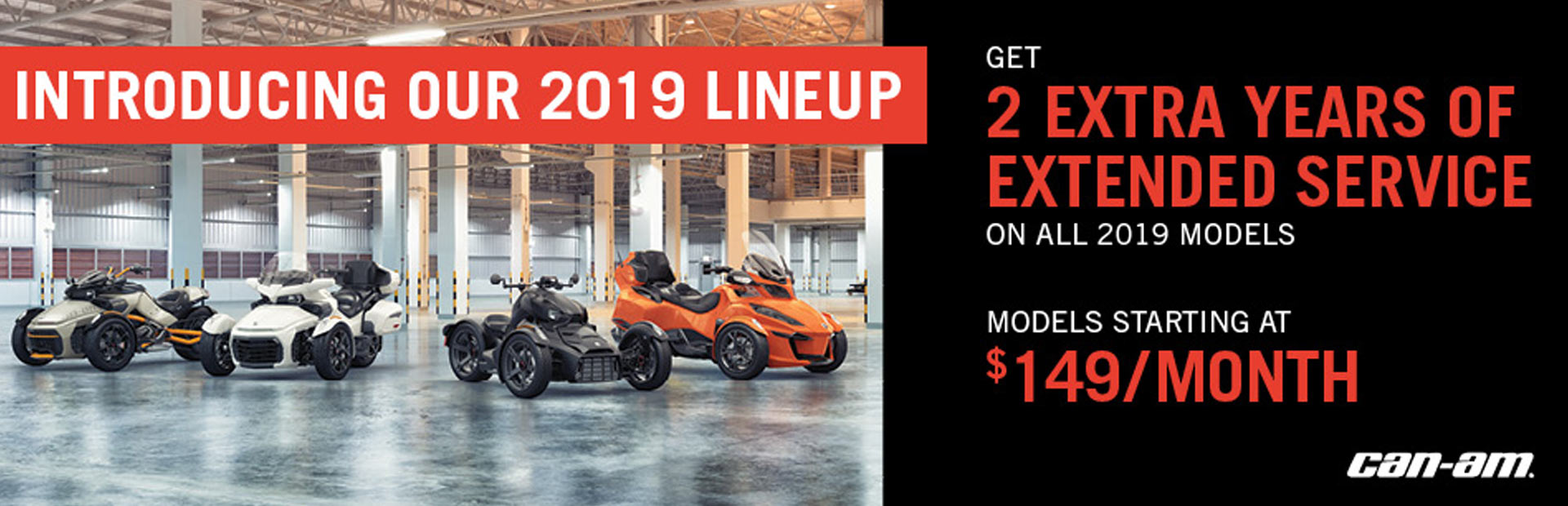 Can-Am: Pre-Season Sales Event - Spyder
